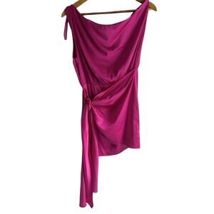 Runaway Women’s Size 6‎ Medium Pink Draped Waist Mini Dress
